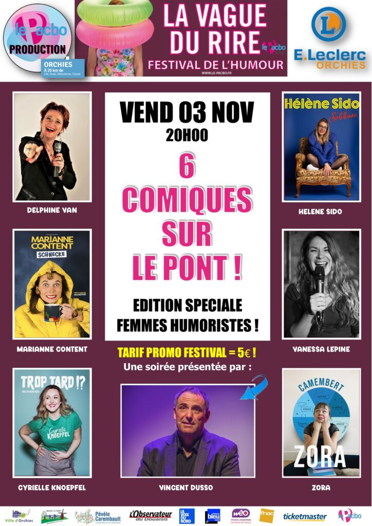 6 COMIQUES SUR LE PONT !