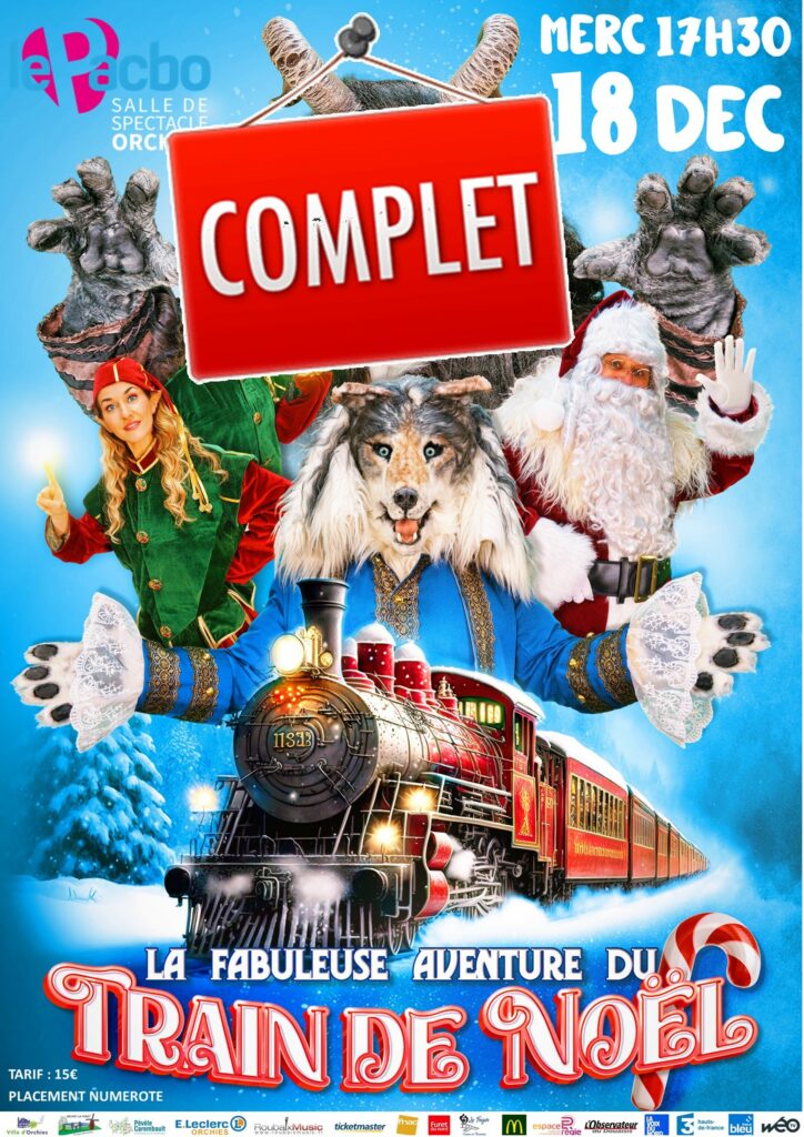 Jeune public “LA FABULEUSE AVENTURE DU TRAIN DE NOËL”