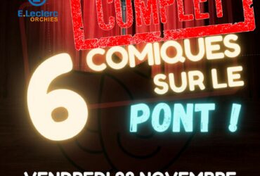 6 COMIQUES SUR LE PONT !