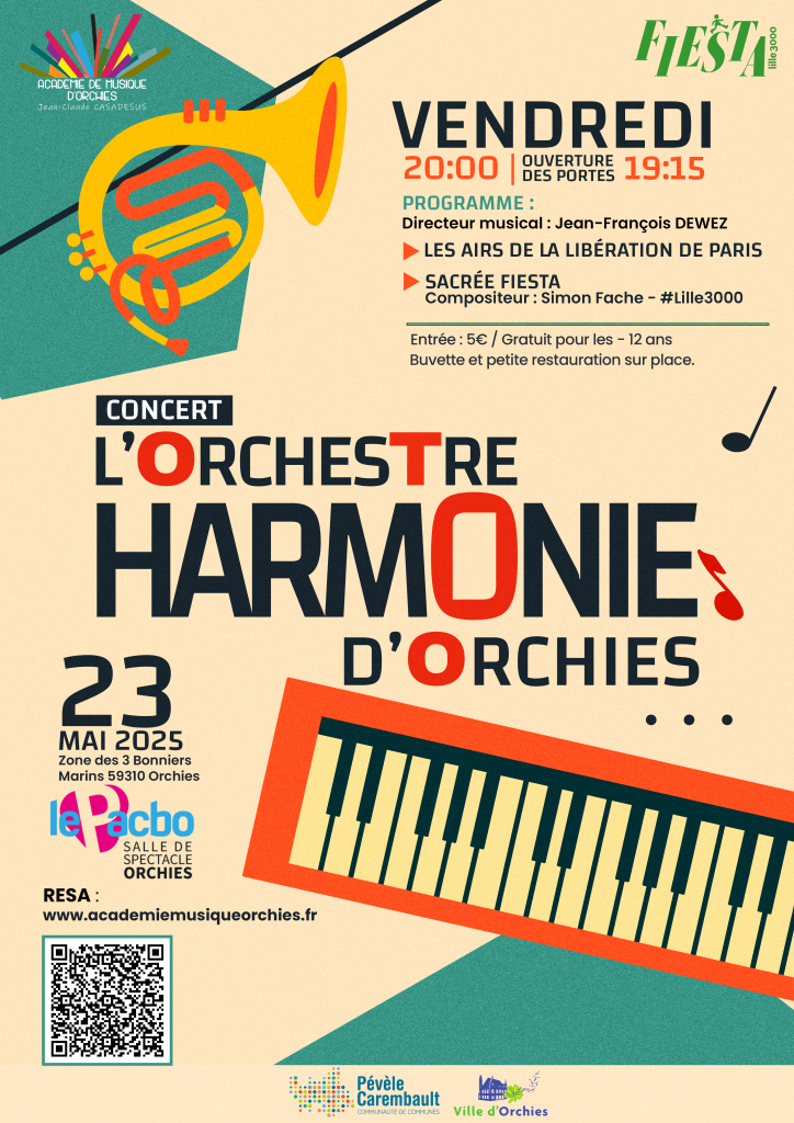 L’ORCHESTRE D’HARMONIE D’ORCHIES EN CONCERT…