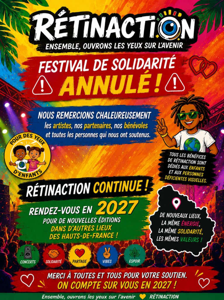 ANNULÉ – LE FESTIVAL DE SOLIDARITÉ